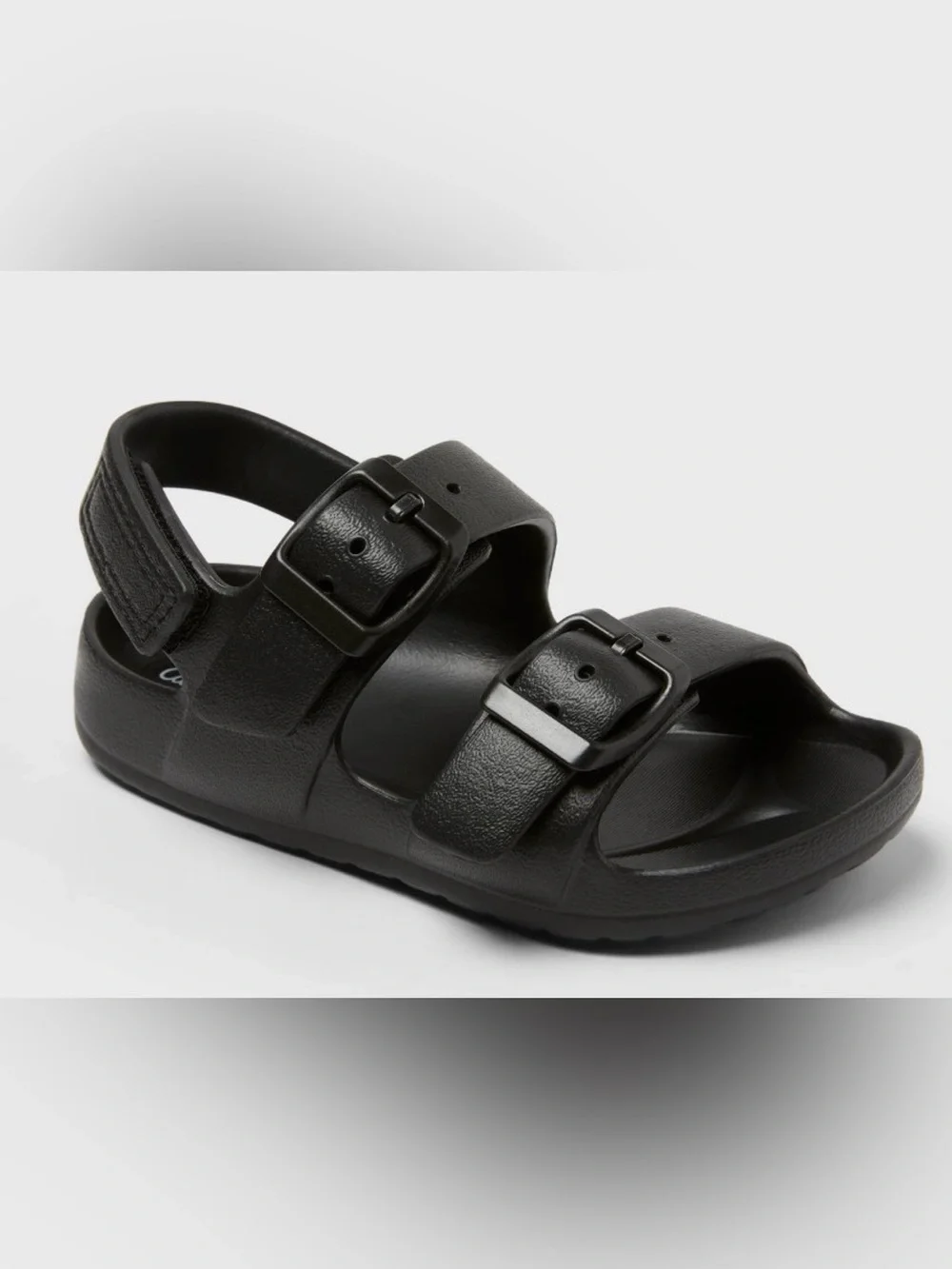 Cat & Jack Black Kids Buckle Sandals